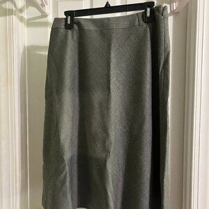 Grey Wool Skirt